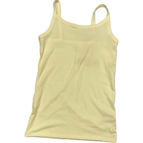 No Boundaries Limoncello Ribbed Cami Tank Jr. Size XXL 19 As Is - Picture 1 of 5